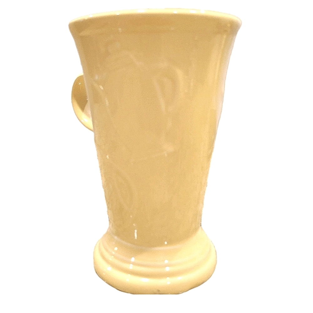 HLC Fiesta Ware Retired Sunflower Yellow 18 Oz Pedestal Mug